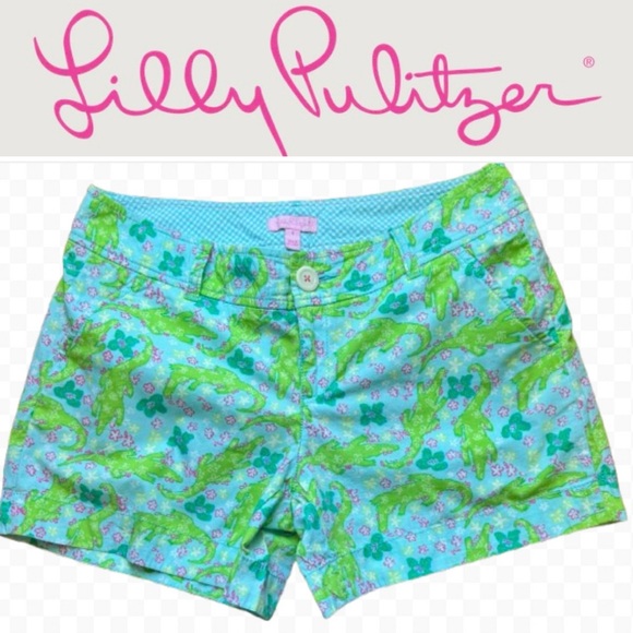 Lilly Pulitzer Pants - Lilly Pulitzer 5” Callahan Shorts - “See You Later Alligator” Print